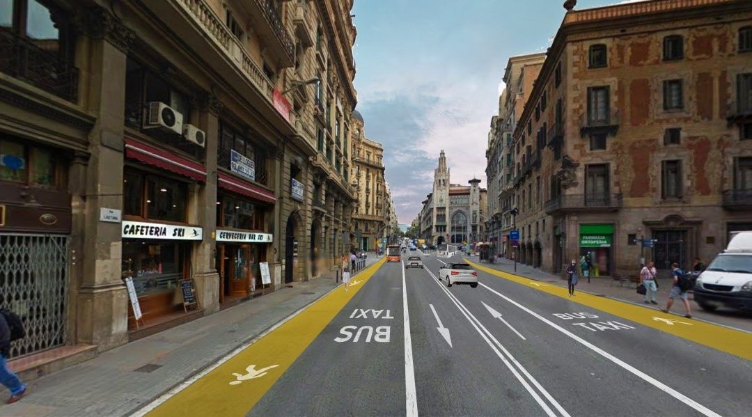 Barcelona crea y modifica carriles bus para adaptarse a la salida del confinamiento