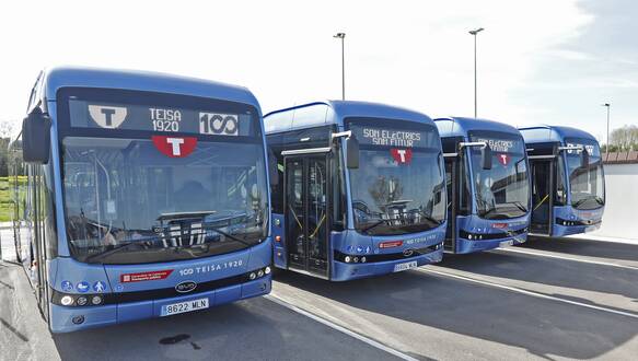 Las líneas de bus interurbanas Salt-Girona incorporan vehículos eléctricos